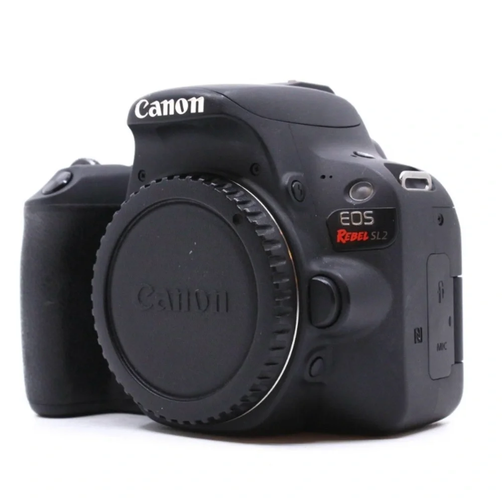 Canon EOS Rebel SL2 DSLR Camera - Black and Red